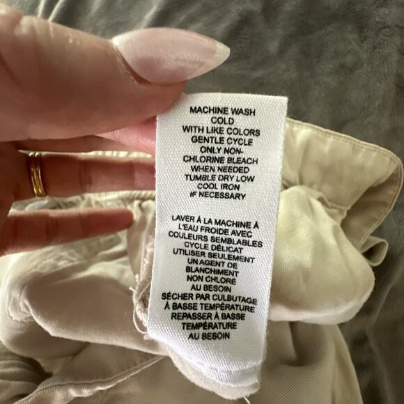 FOR THE REPUBLIC Pants Womens Large Beige Jogger Tencel Lightweight Minimalist - Picture 7 of 12